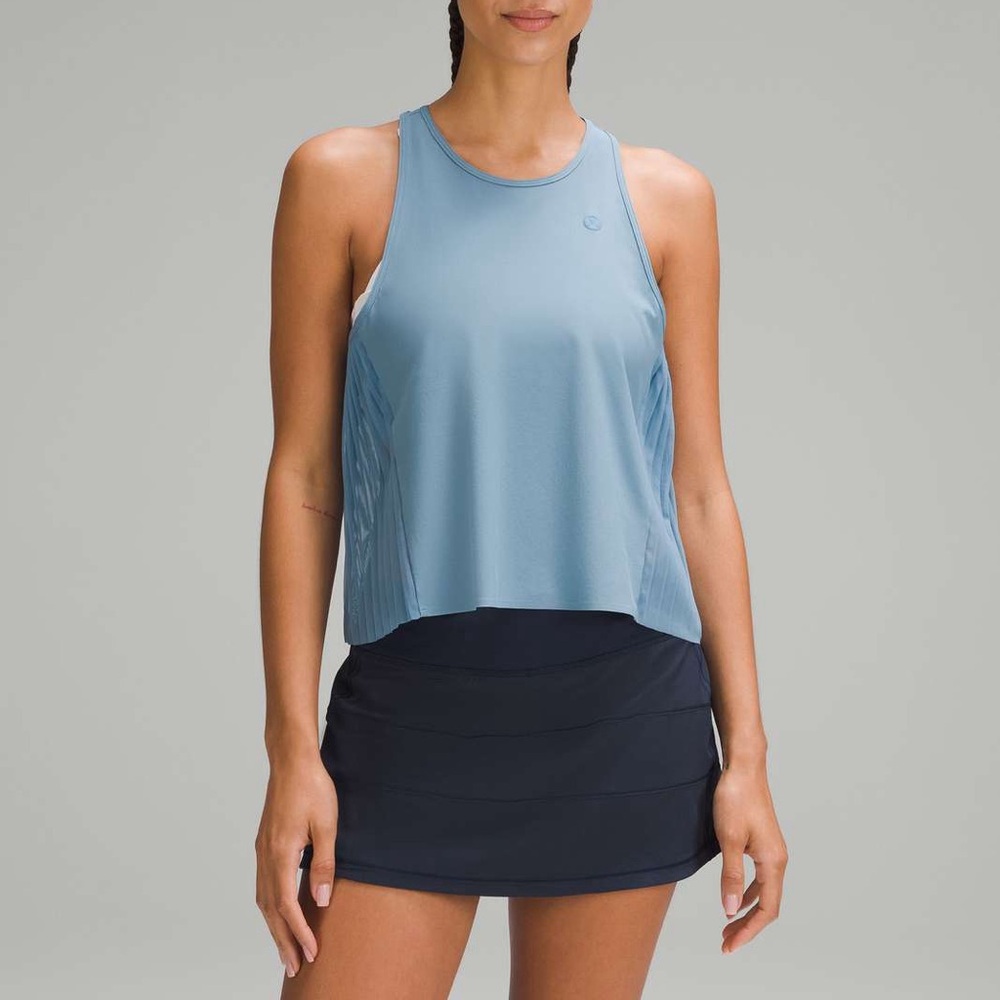NWOT / Lululemon Side Pleats Tennis Tank Top